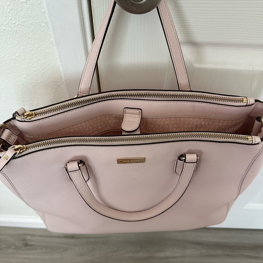 kate spade Blush Pink Satchel with Adjustable Strap - Picture 5 of 15